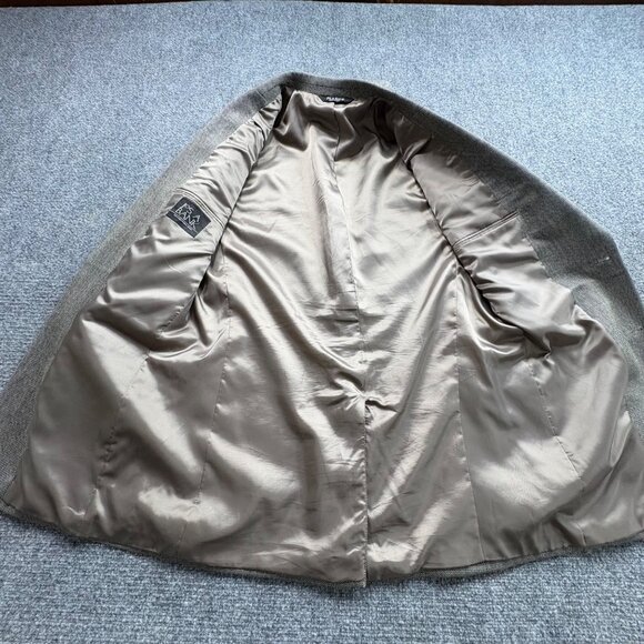 Jos. A. Bank Blazer Mens 40L Wool Beige Tan Two-Button Notch Lapel Business - Picture 7 of 16